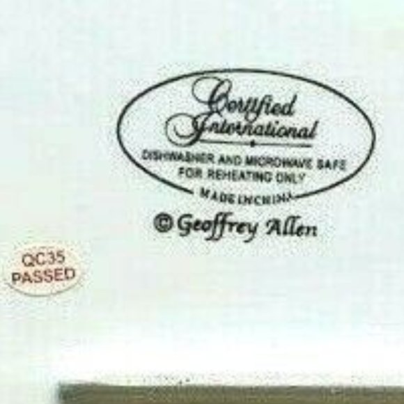 Certified International Plate Coffee Jennifer Garant Strong Expresso Size 8.5 in - Picture 7 of 7